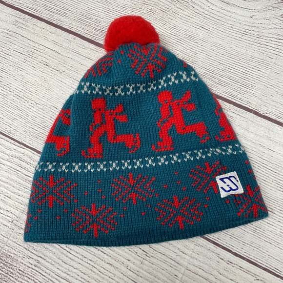 Murray Meekley Handmade snow ski cap beanie pure virgin wool - Picture 1 of 5